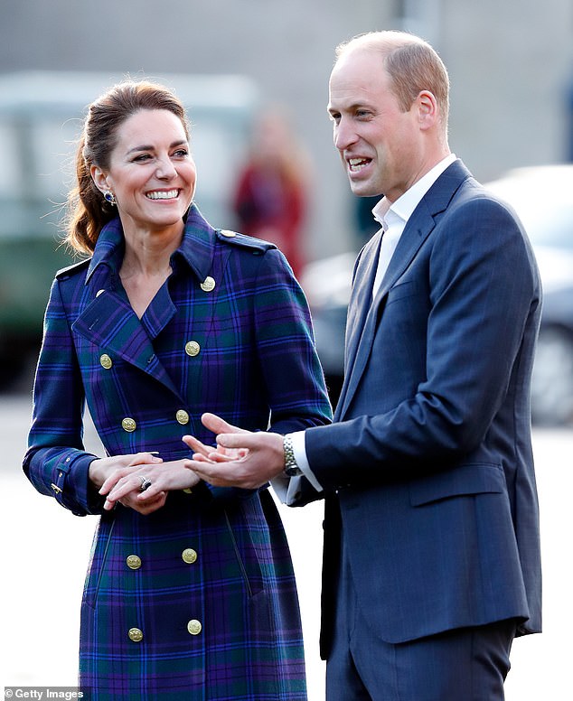 Prince William and Kate Middleton, both 39, are 'on the charm offensive' and sending a subtle message to the Duke, 36, and Duchess of Sussex, 39, that they're happy and 'not trapped' like he said they were, a royal expert has claimed