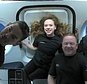 This photo provided by SpaceX shows the passengers of Inspiration4 in the Dragon capsule on their first day in space. They are, from left, Jared Isaacman, Hayley Arceneaux, Chris Sembroski and Sian Proctor.   SpaceX got them into a 363-mile (585-kilometer) orbit following Wednesday night's launch from NASA's Kennedy Space Center. That's 100 miles (160 kilometers) higher than the International Space Station.  (SpaceX via AP)