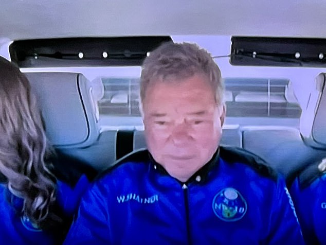 History: Shatner made history this month when he became the oldest man to meet space after rocketing up into the atmosphere in one of Amazon mogul Jeff Bezos' Blue Origin vessels