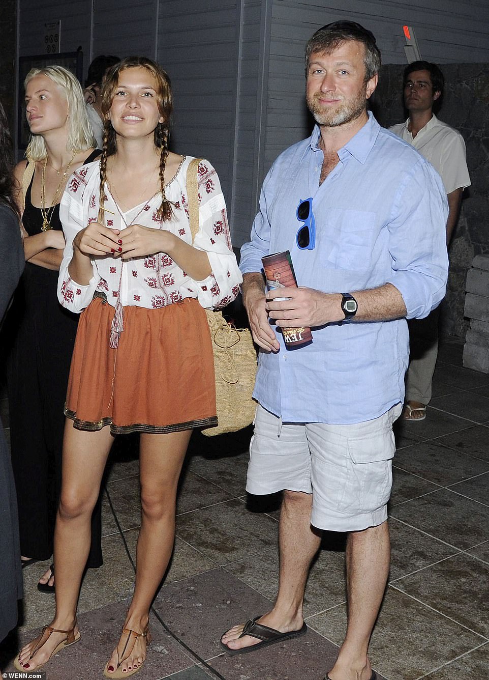 Abramovich celebrated Christmas with his former wife Dascha Zhukova on St Barts in 2011