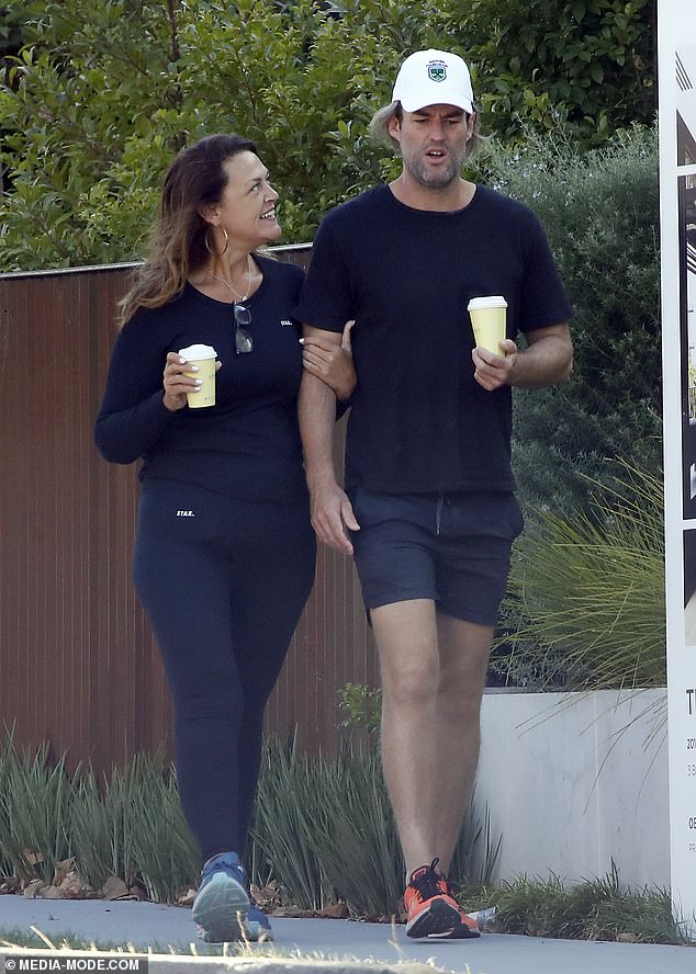 Chrissie's year of health! Chrissie also looked slimmer than ever as she stepped out with her good pal and fellow comedian Ash Williams, 39, in Melbourne last month