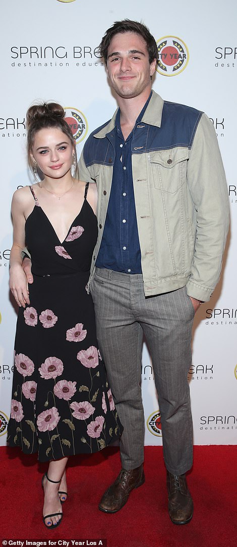 Not to be: He also dated his The Kissing Booth co-star Joey King (Pictured; April 2018)