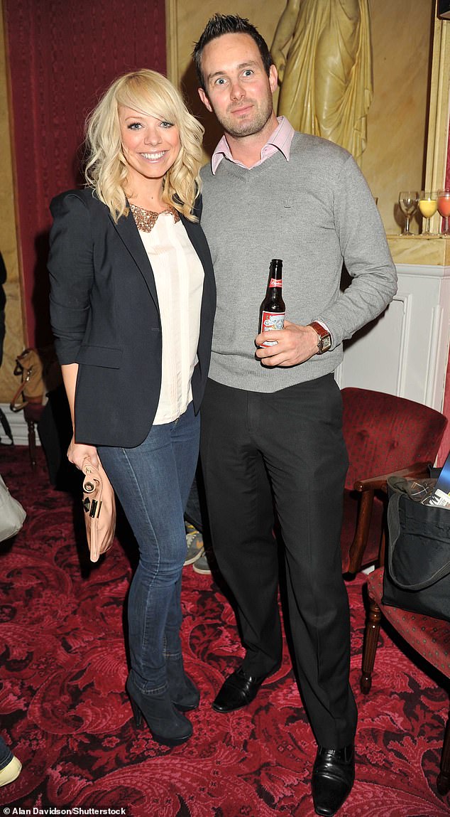 After Lee she had a long-term partner Harlequin's rugby star, Ryan O'Neill. They were together for two years before their split in 2014 (pictured in 2012)