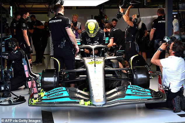 Mercedes have been lagging behind their rivals due to a 'porpoising' issue with their cars