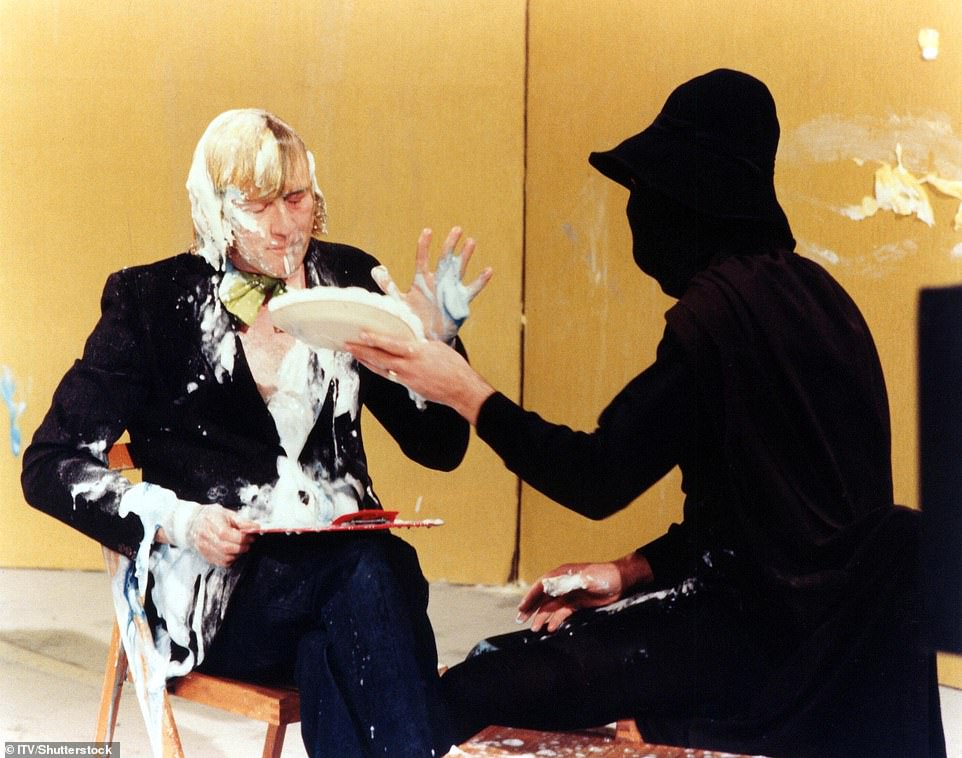 Long-running: Its eight-year spell on ITV featured a mammoth 302 shows and was popular among children and parents alike (pictured Chris Tarrant and the Phantom Flan Flinger)