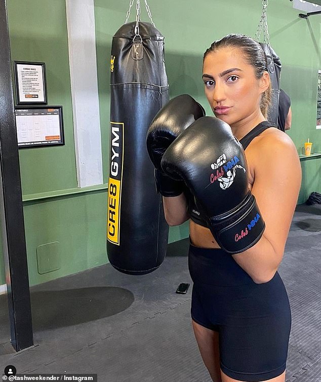 Macho: Insisting the injury won't stop her from hitting the ring with Ibiza Weekender's Natasha Sweeney (pictured), she claimed she is 'very alpha and does her own thing'
