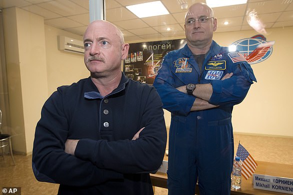 While astronaut Scott Kelly (right) lived aboard the International Space Station for 340 days, his identical twin brother Mark (left) remained on Earth ¿ and researchers have now found a number of differences between the two