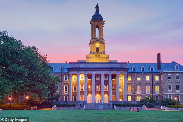 A student has tested positive for monkeypox at Penn State University. They attend the University Park campus (pictured) - the largest at the college - but do not live on site