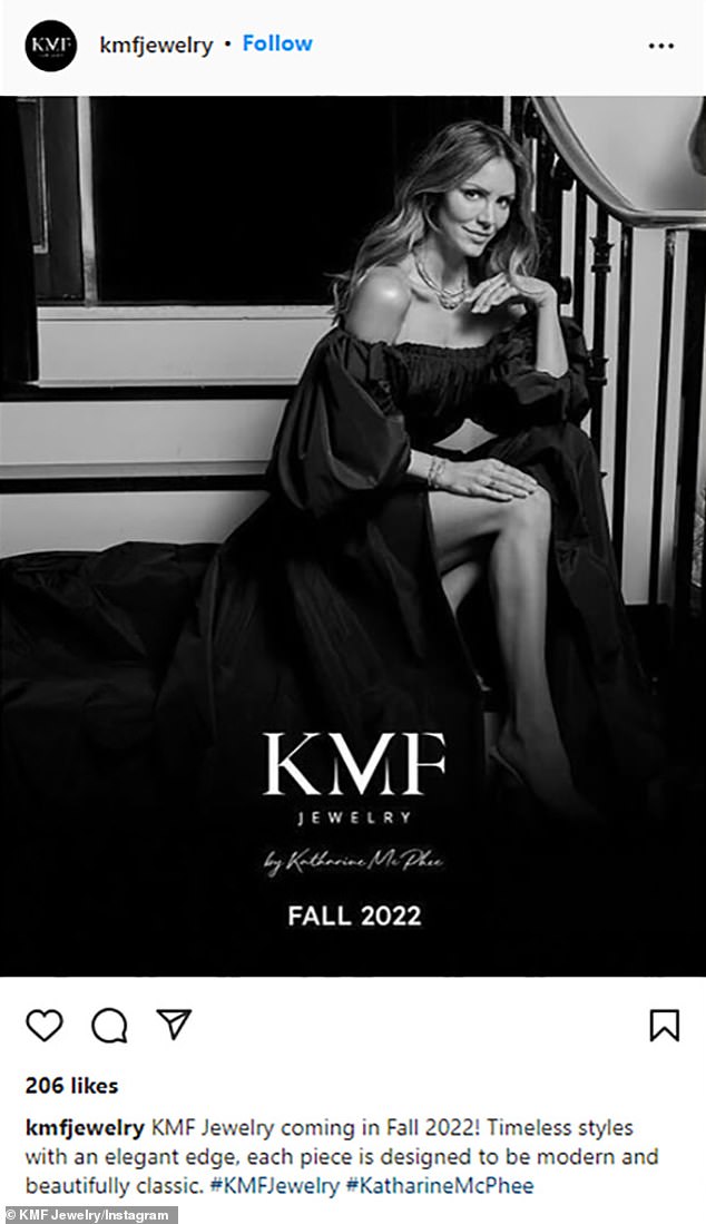 Coming soon! McPhee is 'thrilled' to launch her 'secret passion' - KMF Jewelry - sometime in fall 2022