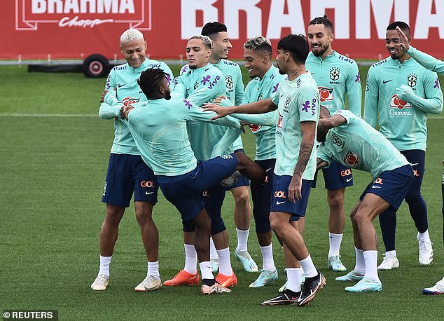 Brazil have got their iconic samba band back together for the World Cup - it was a famous part of their triumph in the 2002 tournament, hosted by South Korea and Japan