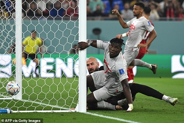 Breel Embolo scored a vital goal just before the half-time break to put Switzerland level