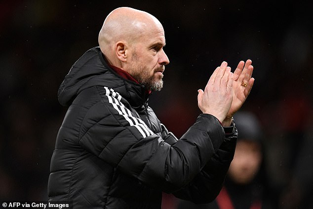 But United have only lost once since that loss and are rejuvenated under Erik ten Hag (above)