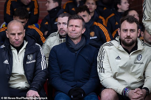 Marsch (center) was fired by Leeds on Monday after the club's seventh winless match