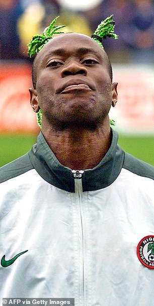 Taribo West dyed his hair green in 1998