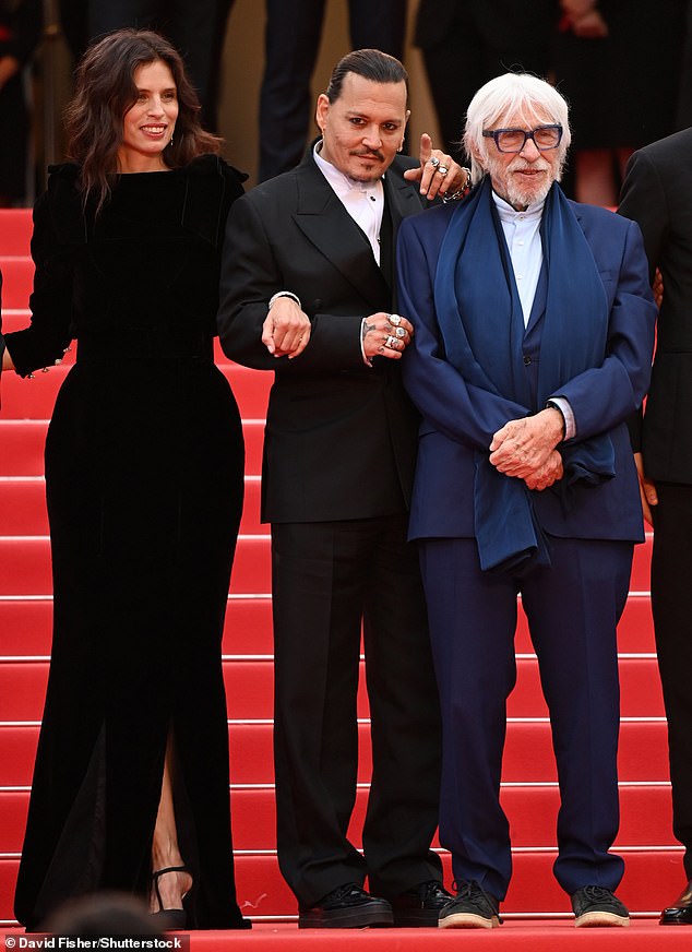 Cast: (L-R) Maiwenn, Johnny Depp and Pierre Richar