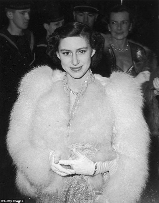 Princess Margaret attending the premiere of the film 'Captain Horatio Hornblower' at the Warner Theatre Leicester Square in 1951