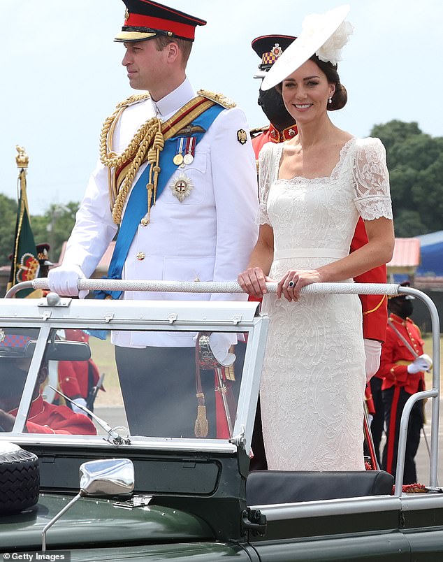 Prince William and Kate (pictured in Kingston) took a controversial tour to the Caribbean earlier this year