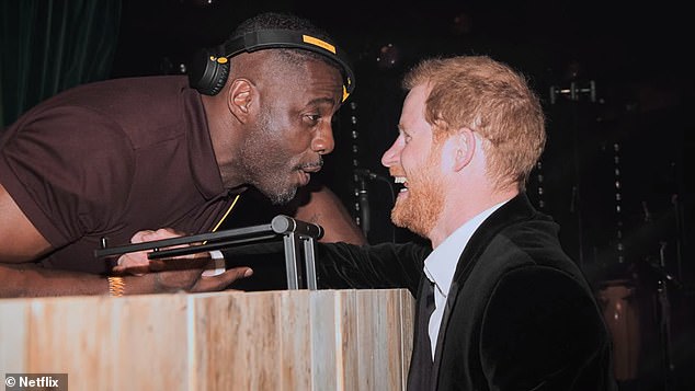 Yo! DJ Idris Elba and Prince Harry