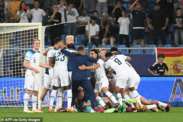 James Trafford produced an incredible late double save as England won the Under-21 Euros