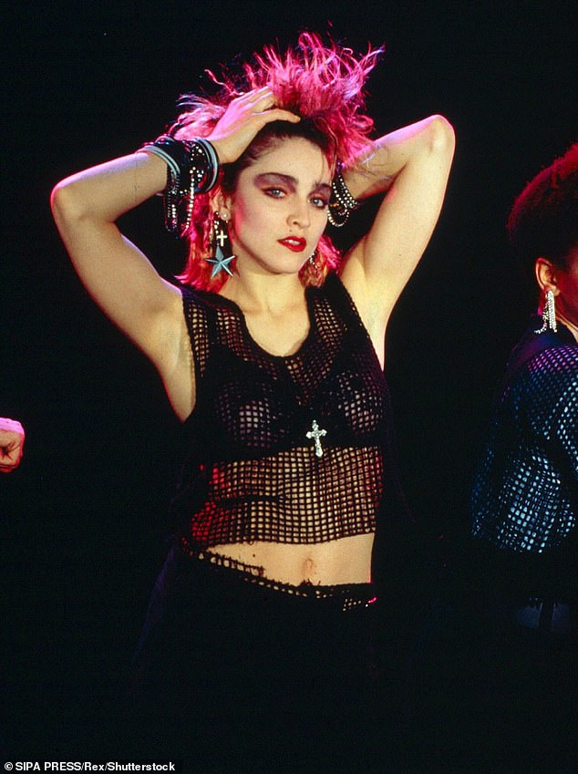 Septic shock: The 64-year-old pop superstar, shown in 1984, was given an injection of the drug Narcan - commonly used to reverse suspected drug overdoses - to combat acute septic shock before she was rushed on June 28 to hospital, reported Radar Online