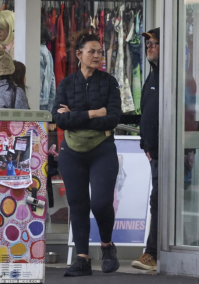 The couple stopped into a local store for a spot of shopping