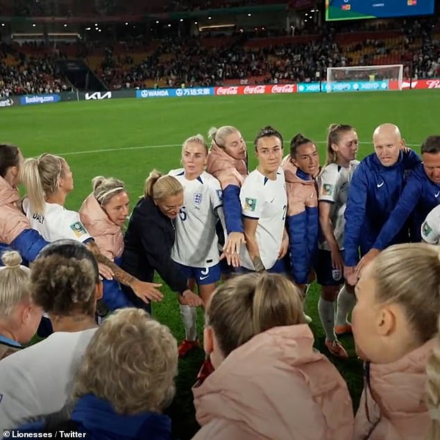 The trailer comes as the Lionesses prepare to face a stiff test in the form of Denmark at 9.30am GMT today