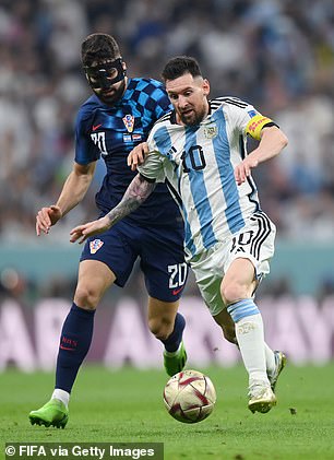 Gvardiol was given a tough time by Argentine maestro Lionel Messi