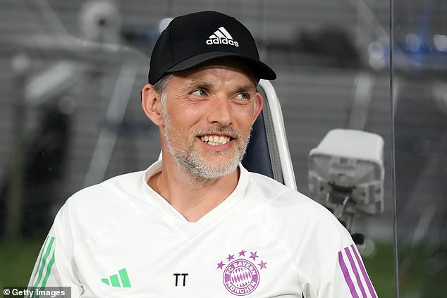 Bayern boss Thomas Tuchel (pictured) is keen to make Kane his club's big summer signing