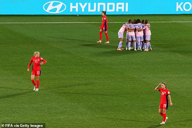 Norway went a goal down in the first half with Ingrid Engen conceding an own goal to give Japan the advantage