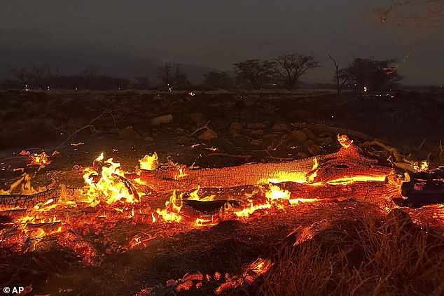 Brushfires fueled by high winds from a nearby hurricane broke out in Maui on Tuesday, killing at least 55 people