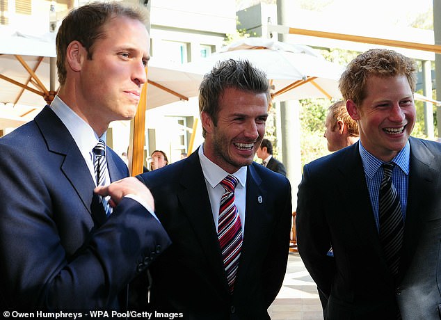 Meanwhile David Beckham and fun-loving Prince Harry had spent a lot of time together both doing charitable work and socialising