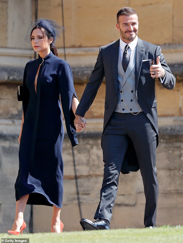 Harry and Meghan then decided not to invite the Beckhams to their wedding dinner , despite the fact that they were asked to attend the marriage ceremony at St George's Chapel