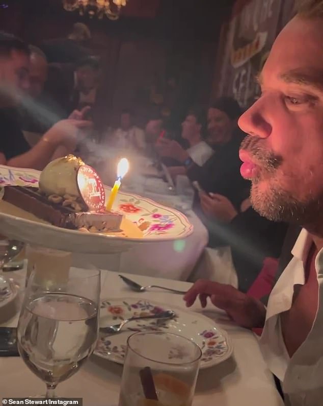 Party on, Sean: The star shared photos from his birthday dinner at Carbone in NYC