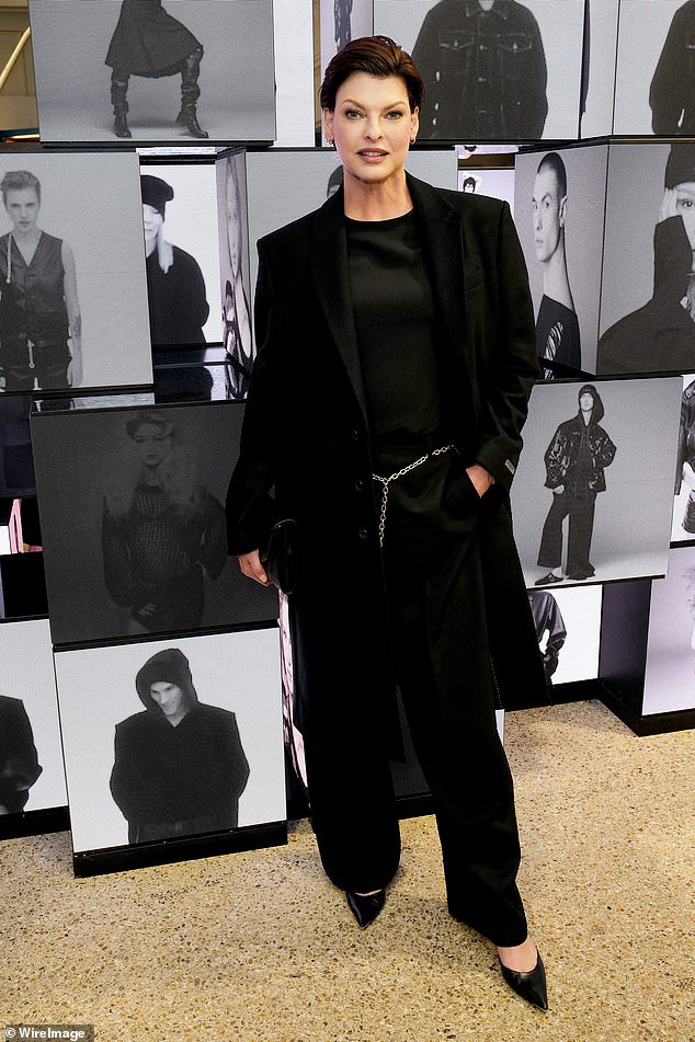 Linda Evangelista attends the Steven Meisel New York X Zara Collection Launch At Dover Street Market London on September 15