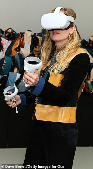 Cressida Bonas attends the Radiant Resilience debut exhibition from Zara Muse at Quantus Gallery Shoreditch on September 21