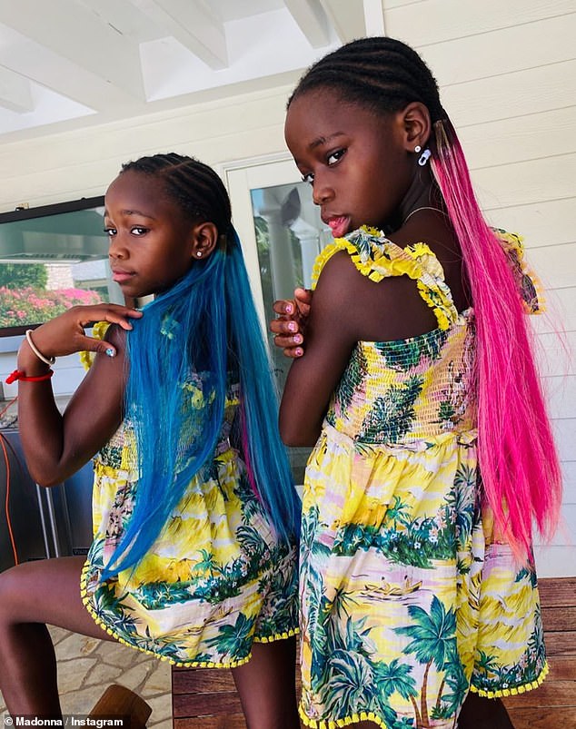 Taking over: As the girls have grown, they have fine tuned their talents and passions, with Stella (pictured, left) following in her older sister Mercy's footsteps in becoming a piano star