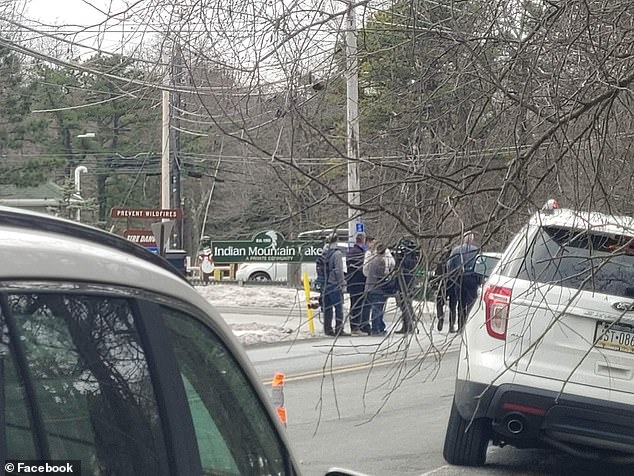 Kohberger, seen here after being arrested in December, was cuffed after a SWAT team swooped in Scranton, Pennsylvania, after cops were able to link him to crime scene using DNA