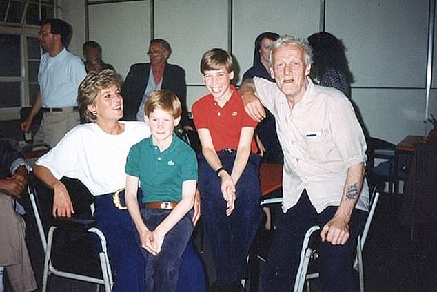 But although Princess Diana never went out selling The Big Issue accompanied by a young Prince William, it is true that she campaigned on issues surrounding homelessness (Pictured: Diana, William and Harry at a homeless shelter in 1994)