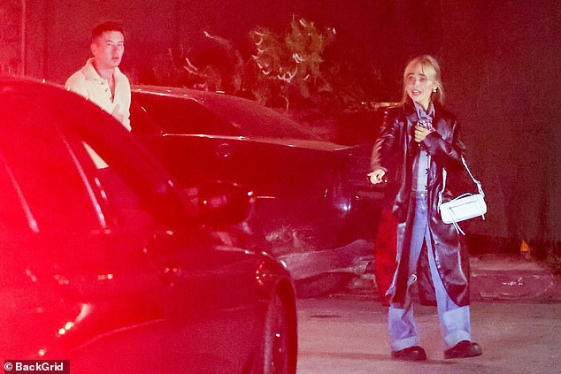 The actors were spotted in Los Angeles leaving their dinner date