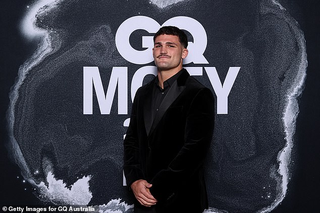 Nathan Cleary hit the red carpet alone for the GQ Awards in Bondi on Wednesday