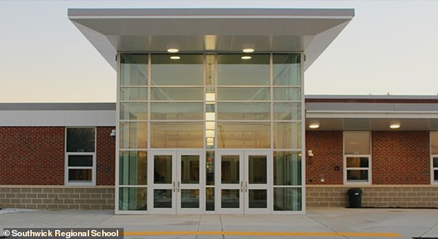 Southwick Regional High School in Springfield, Massachusetts, where students were accused of running a mock 'slave auction' over Snapchat