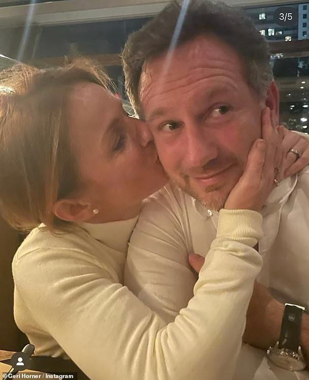 The Spice Girls star said she is 'really grateful' to have Christian Horner as her 'best friend'