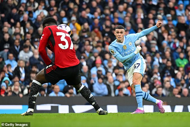 Foden scored a stunning first goal to level the scores up in the second half