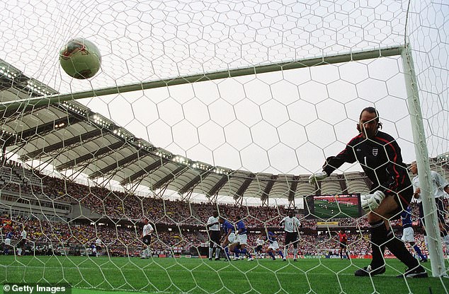 England took the lead through Michael Owen before Rivaldo and Ronaldinho won it for Brazil