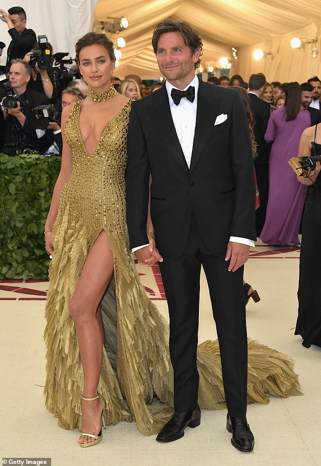 Bradley and Gigi were introduced by his former partner and the mother of his daughter, Irina Shayk; Irina and Bradley pictured in 2018