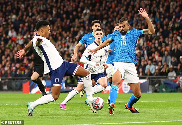 Ollie Watkins, stepping in for injured Harry Kane, missed potentially England's best chance