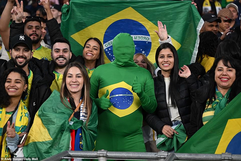 The dedication of football fans to wear their national colours - in whatever way they choose to do it - cannot be denied