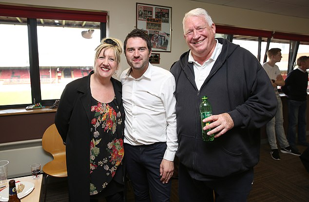 Former Gogglebox and Celebrity Big Brother star George Gilbey has died aged 40. Here he is pictured with his mother Linda and late father Pete