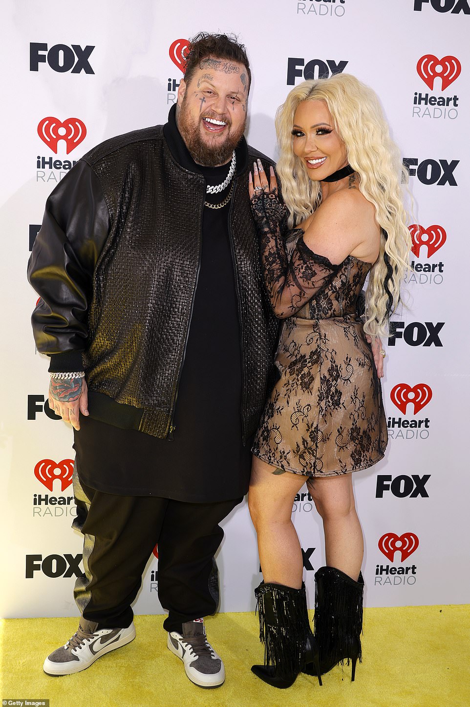 Jelly Roll, 39, was joined by his wife Bunnie Xo