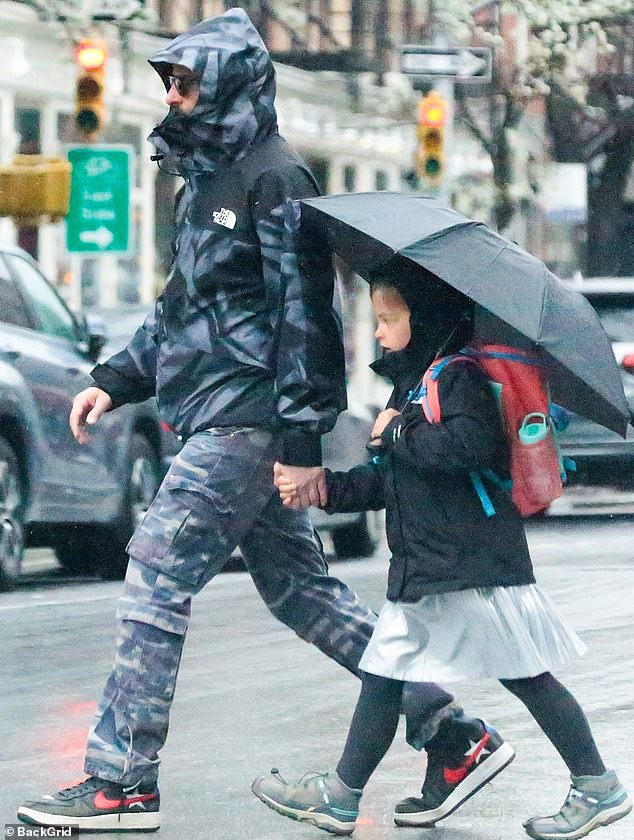 Bradley Cooper was spotted sweetly holding hands with his seven-year-old daughter Lea De Seine out in New York City this week